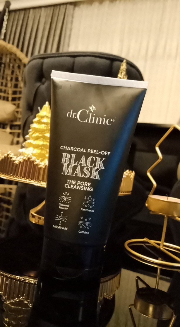dr.Clinic Kömürlü Siyah Soyulabilir Maske - Görsel 2