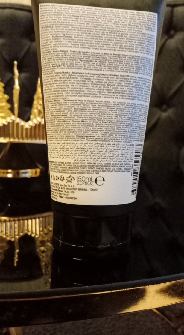 dr.Clinic Kömürlü Siyah Soyulabilir Maske - Görsel 3