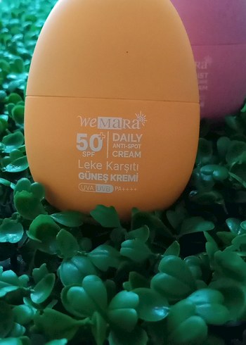 WeMara SPF50Nemlendirici Güneş Kremi ve leke karşıtı güneş kremi - Görsel 3