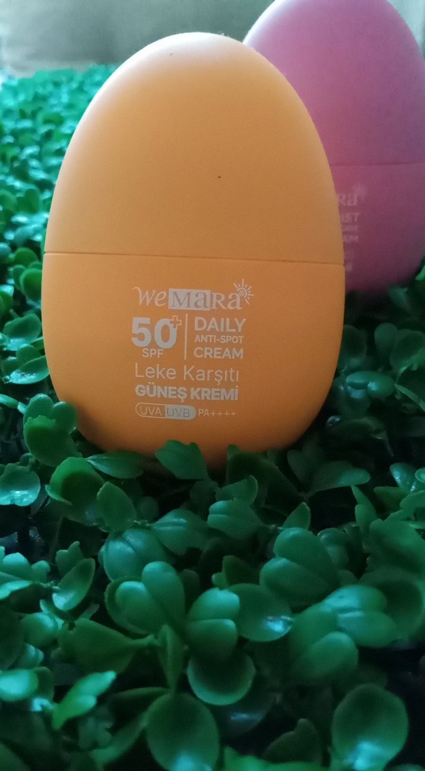 WeMara SPF50Nemlendirici Güneş Kremi ve leke karşıtı güneş kremi - Görsel 3