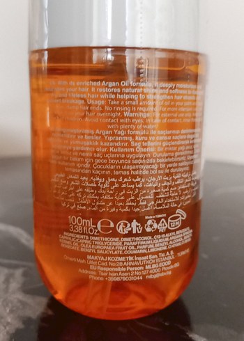 DrClinic Argan Yağı Saç Bakım Yağı - Görsel 2