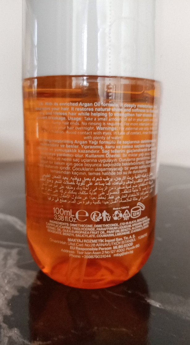 DrClinic Argan Yağı Saç Bakım Yağı - Görsel 2