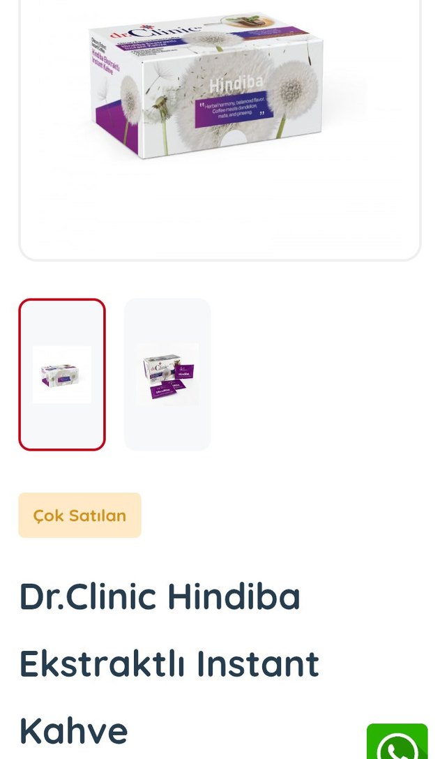 Dr. Clinic Hindiba Ekstraktlı Instant Kahve - Görsel 5