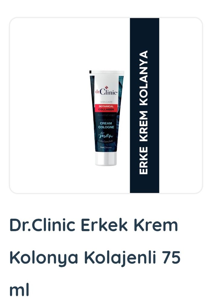 Dr.Clinic Erkekler için Aloe Vera Özlü traş sonrası krem kolonya - Görsel 4