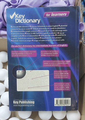 Key Dictionary Orta Seviye İngilizce Öğrenenler İçin - Görsel 7