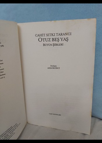 Beden Cahit Sıtkı Tarancı - Otuz Beş Yaş Bütün Şiirleri