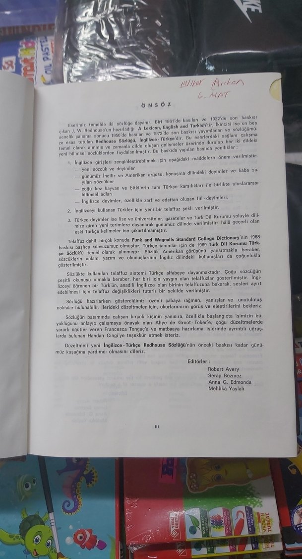 Redhouse İngilizce-Türkçe Sözlüğü - Görsel 3