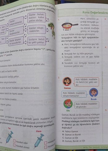 4.sınif Fen Bilimleri Atölyem Test Kitabı - Görsel 6
