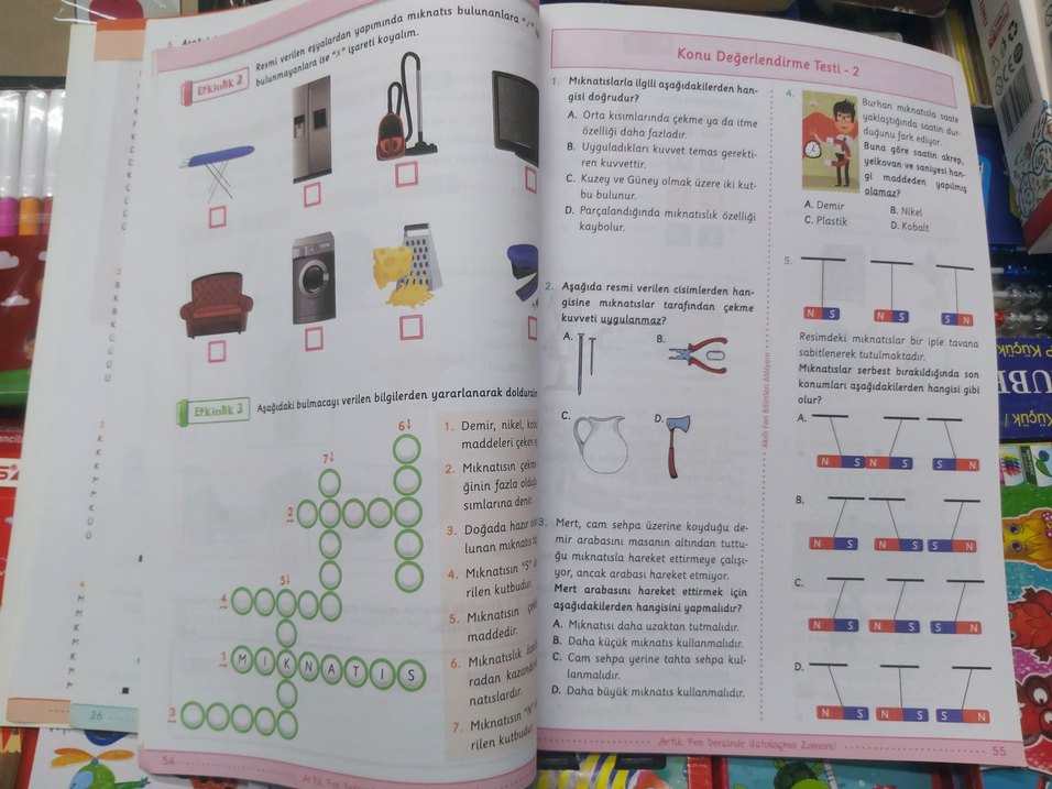 4.sınif Fen Bilimleri Atölyem Test Kitabı - Görsel 5