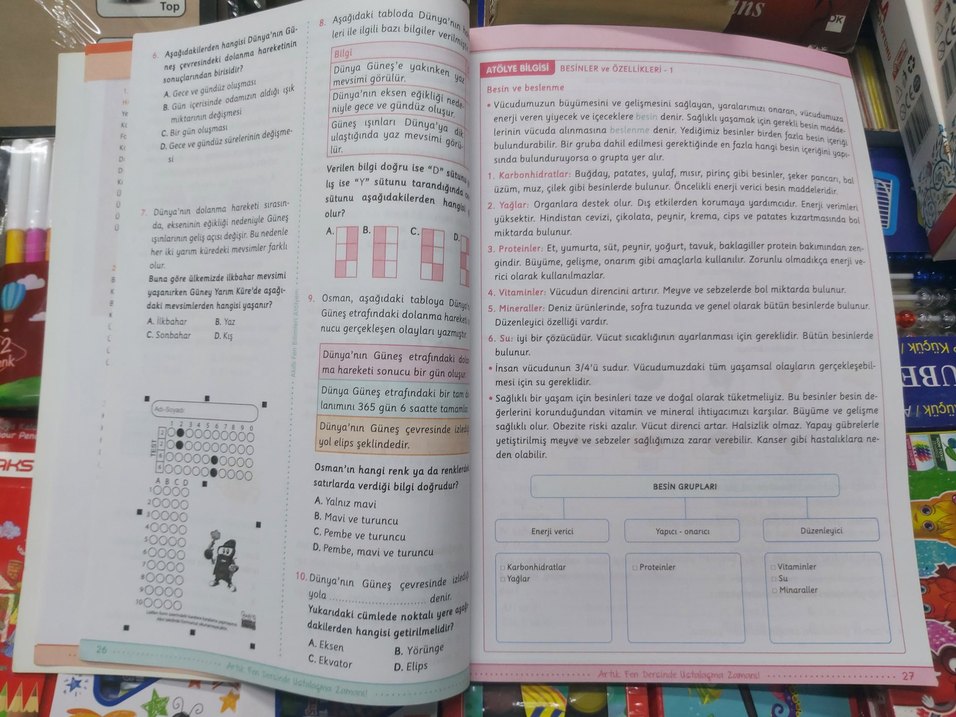 4.sınif Fen Bilimleri Atölyem Test Kitabı - Görsel 4