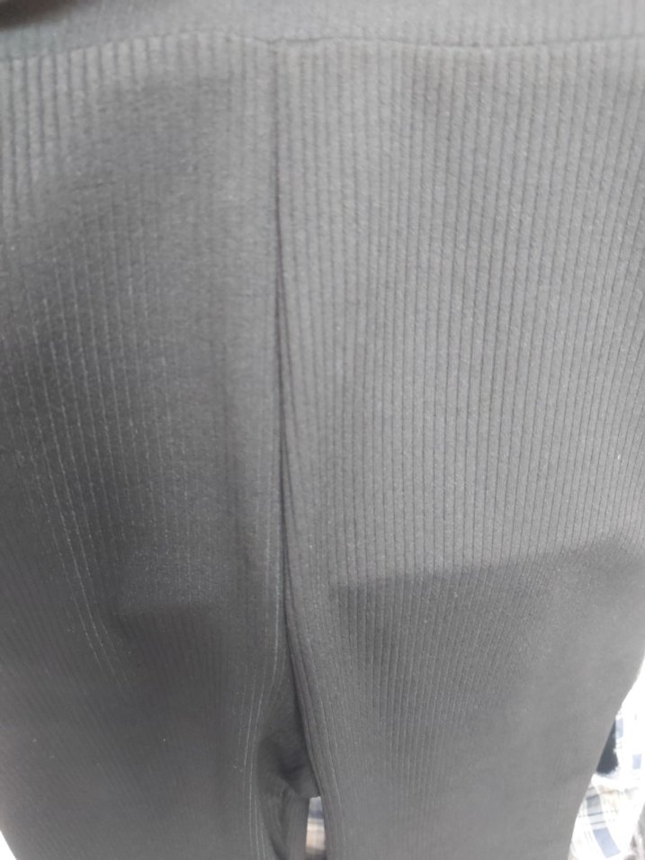 Siyah Kadın Elastik Flare Pantolon - Görsel 5