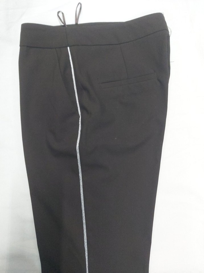 Siyah Kadın Spor Kumaş Pantolon - Görsel 2