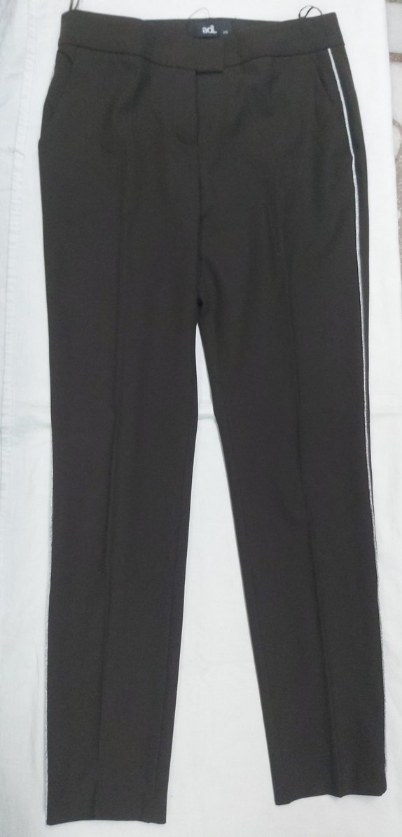 Siyah Kadın Spor Kumaş Pantolon - Görsel 3