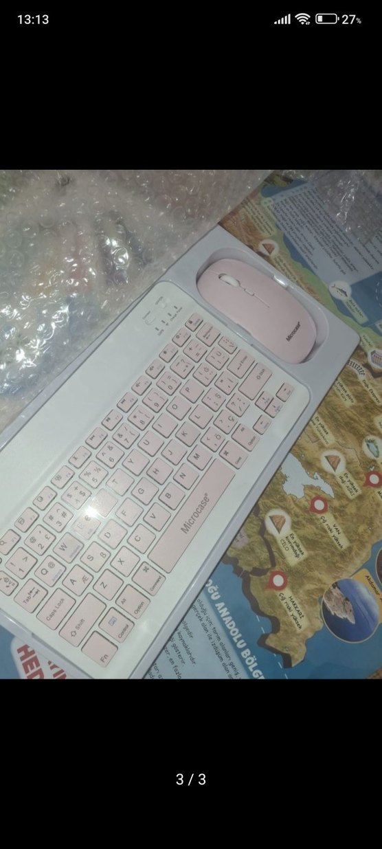 Microcase Pembe Klavye ve Mouse Seti - Görsel 3