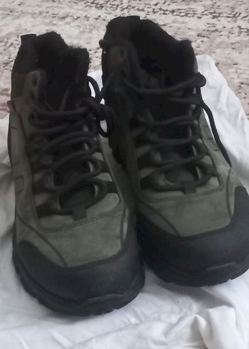 Gri Kamuflaj Fermuarlı Erkek Biker Bot - Görsel 4