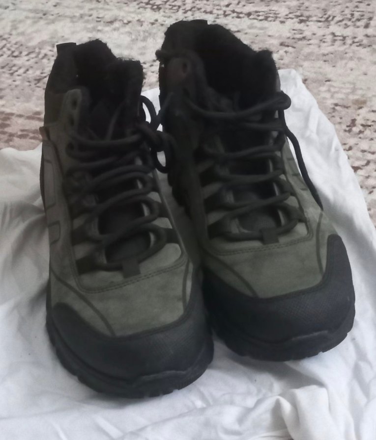 Gri Kamuflaj Fermuarlı Erkek Biker Bot - Görsel 4