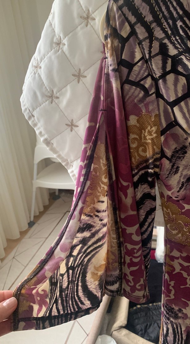 Leopar desenli abiye Kadın Elbise - Görsel 4