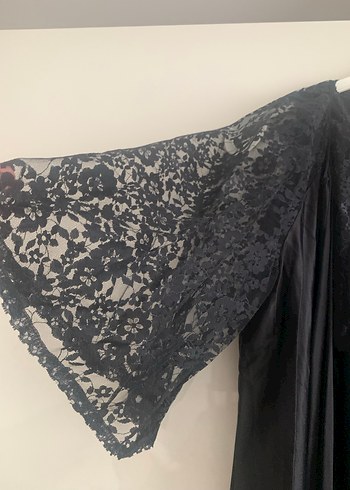 Kadın saten gecelik sabahlık takımı - Görsel 2