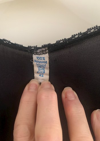 Kadın saten gecelik sabahlık takımı - Görsel 4