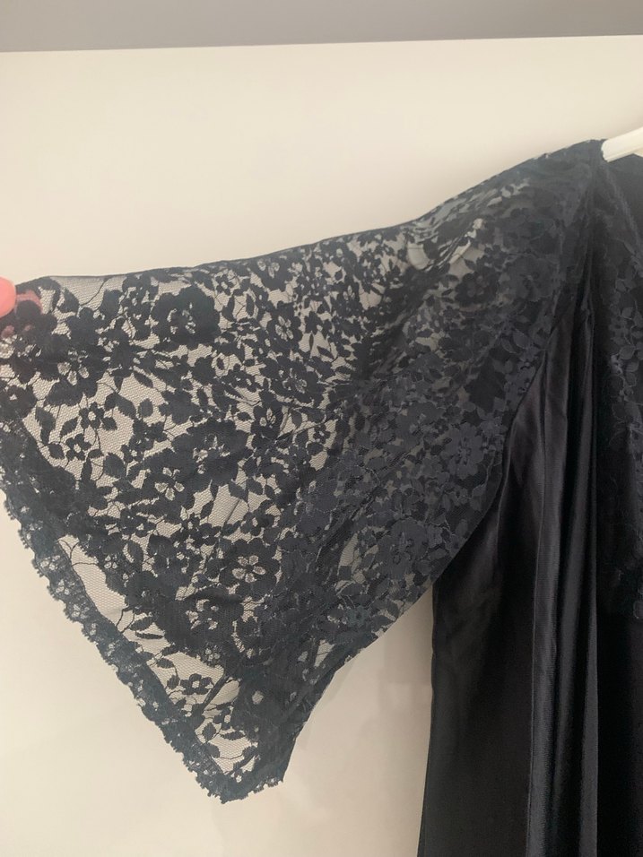 Kadın saten gecelik sabahlık takımı - Görsel 2