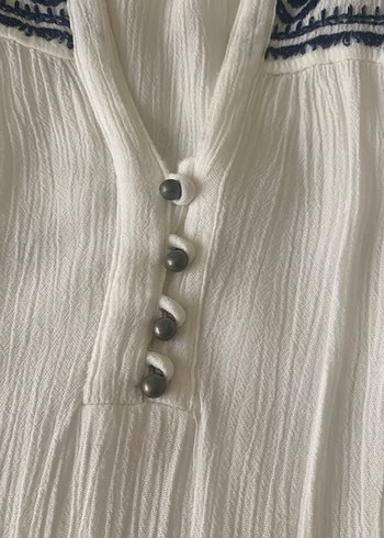 Koton Nakışlı Kolsuz Bol Kesim Tunik - Görsel 4