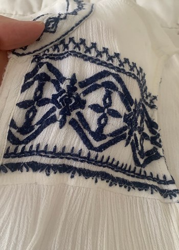 Koton Nakışlı Kolsuz Bol Kesim Tunik - Görsel 3