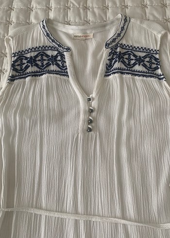 Koton Nakışlı Kolsuz Bol Kesim Tunik - Görsel 7