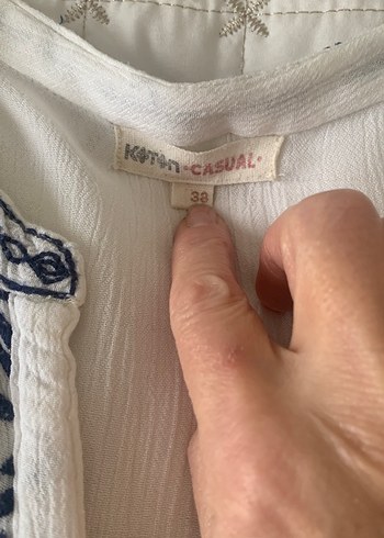 Koton Nakışlı Kolsuz Bol Kesim Tunik - Görsel 2