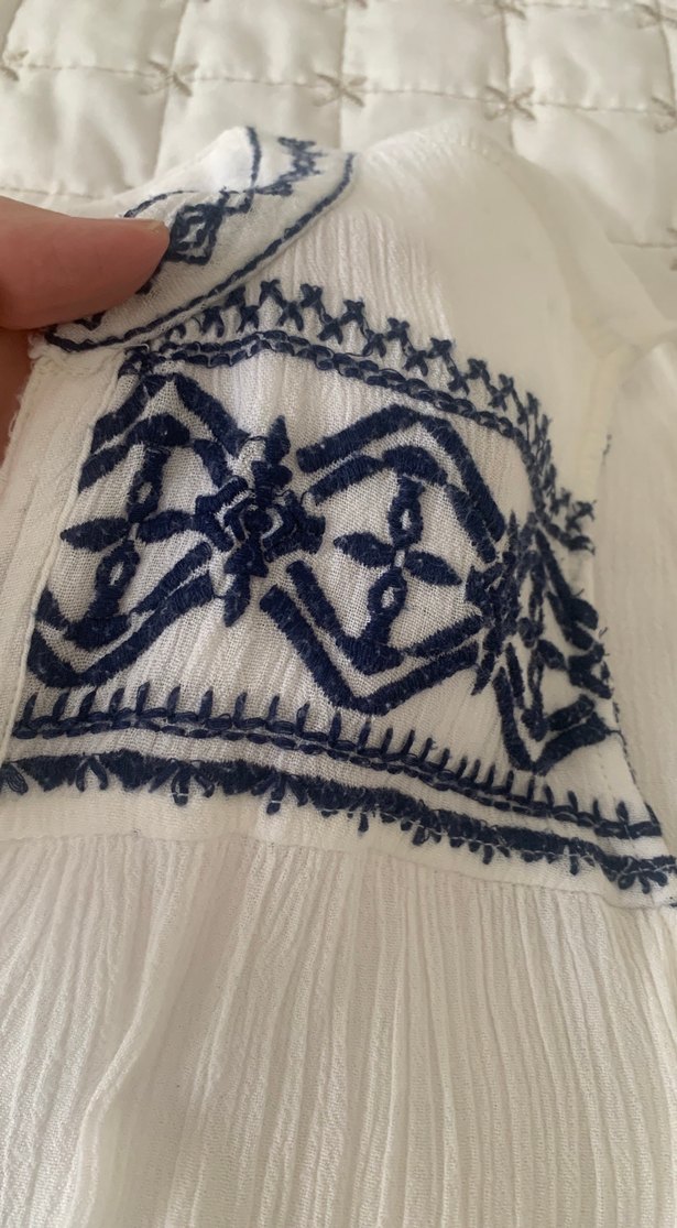 Koton Nakışlı Kolsuz Bol Kesim Tunik - Görsel 3