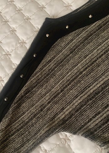 Busem Kadın Triko deri detaylı Bluz - Görsel 3