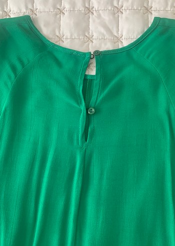 Yeşil kadın bluz - Görsel 7