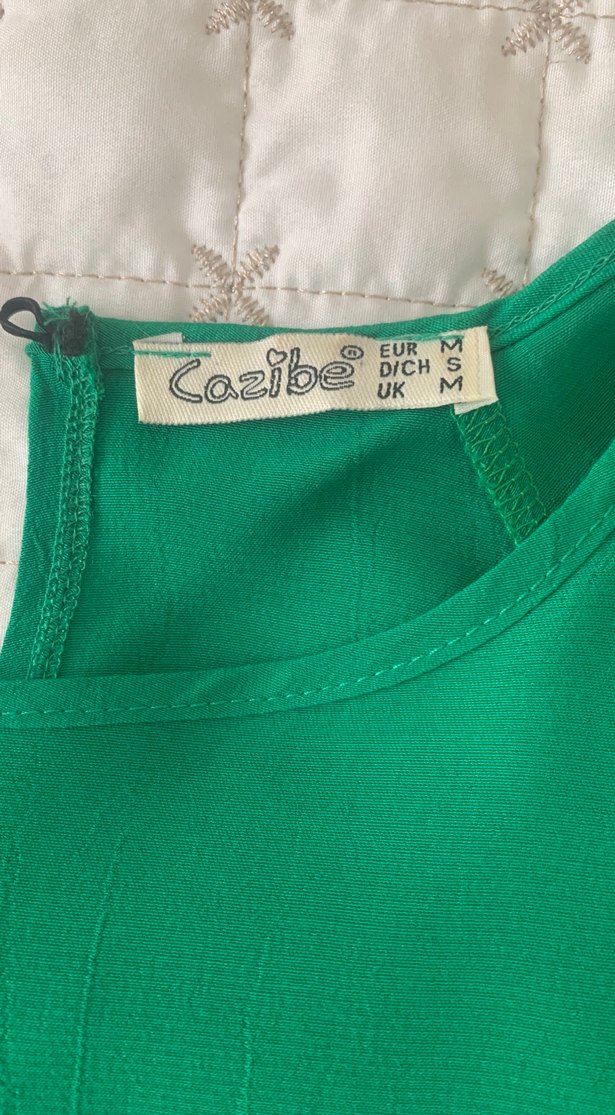 Yeşil kadın bluz - Görsel 2