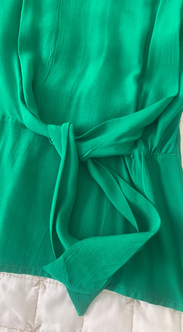 Yeşil kadın bluz - Görsel 3