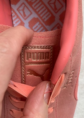 Orjinal süet kadın Puma spor ayakkabısı - Görsel 6