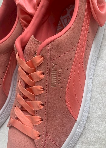 Orjinal süet kadın Puma spor ayakkabısı - Görsel 5
