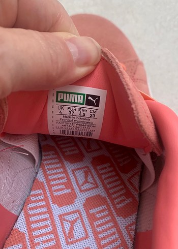 Orjinal süet kadın Puma spor ayakkabısı - Görsel 4