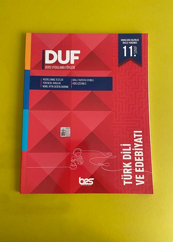 DUF 11. Sınıf Türk Dili ve Edebiyatı Kitabı