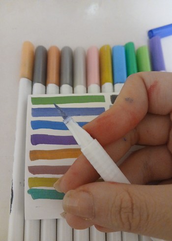 METALİC BRUSH PEN - Görsel 5