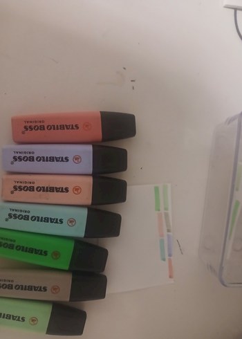 Pastel Renkli Stabilo İşaretleyici Seti - Görsel 3