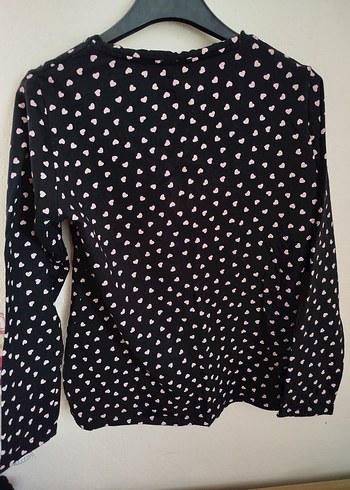 m Beden siyah Renk Yazı baskılı pijama üstü kadın