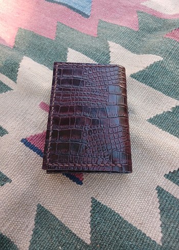 Ünisex El İşi Deri Cüzdan - Görsel 2