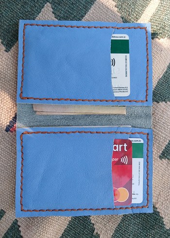 Ünisex El İşi Deri Cüzdan - Görsel 4