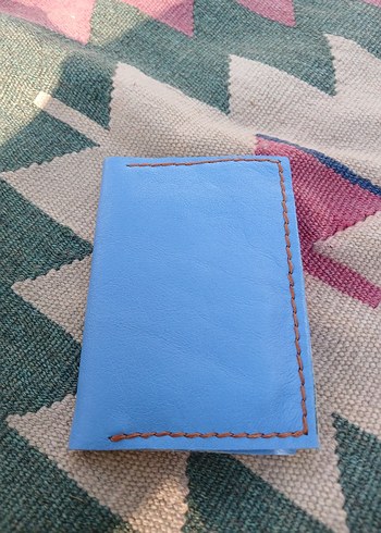 Ünisex El İşi Deri Cüzdan - Görsel 2