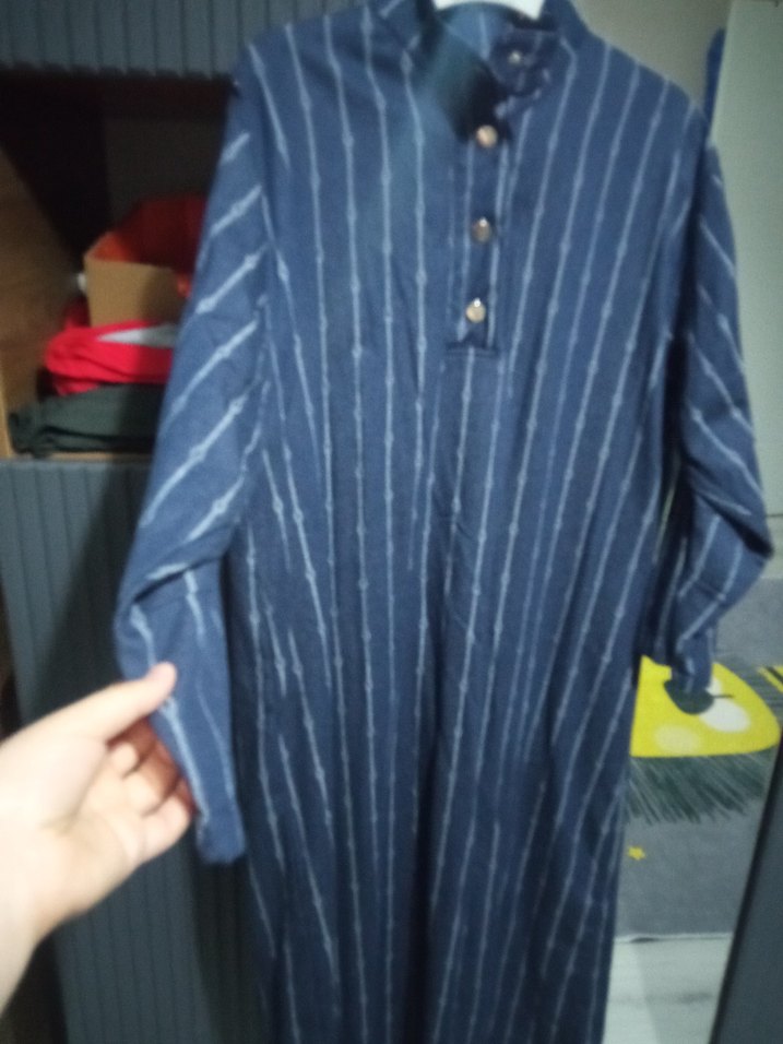 Düğmeli Lacivert - Görsel 3