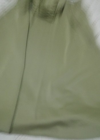 Kadın Haki Uzun Kollu Salaş Tunik - Görsel 4