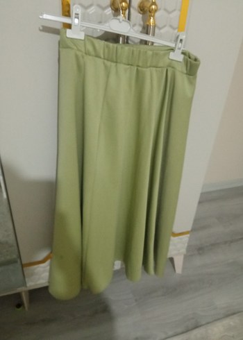 Kadın Haki Uzun Kollu Salaş Tunik - Görsel 2