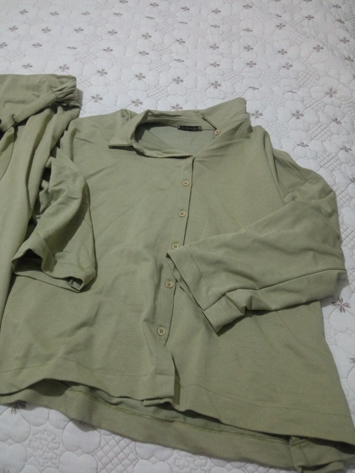 Haki Kadın etekli takim - Görsel 4