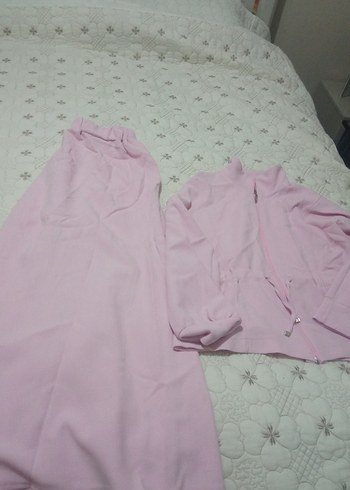 Pembe Fermuarlı Uzun Kollu - Görsel 2