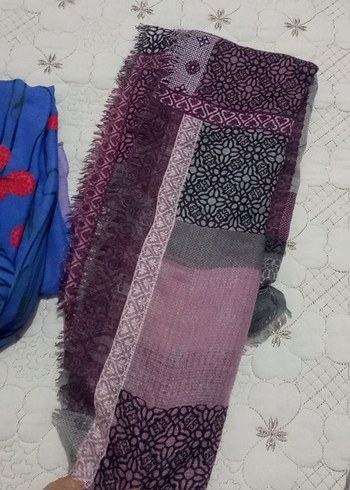 Bohem Tarzda Çok Renkli Kadın Şalları - Görsel 3