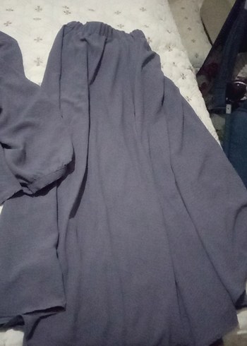 Gri Uzun Kollu Keten Gömlek - Görsel 2